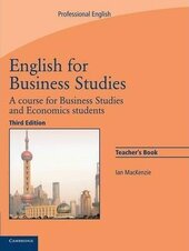 English for Business Studies 3rd Edition. Teacher's book - фото обкладинки книги