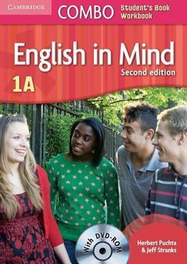 English in Mind Combo 1A 2nd Edition. SB + WB + DVD-ROM (підручник + робзошит + диск) - фото книги