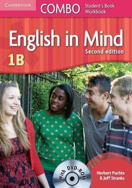 English in Mind Combo 1B 2nd Edition. SB + WB + DVD-ROM (підручник + робзошит + диск) - фото книги