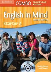English in Mind Combo Starter A 2nd Edition. SB + WB + DVD-ROM (підручник + робзошит + диск) - фото обкладинки книги