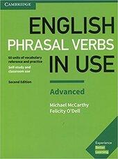 English Phrasal Verbs in Use Advanced Book with Answers : Vocabulary Reference and Practice - фото обкладинки книги