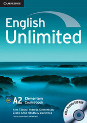 English Unlimited Elementary Coursebook with e-Portfolio - фото обкладинки книги