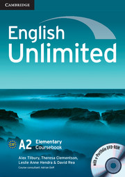 English Unlimited Elementary Coursebook with e-Portfolio - фото книги