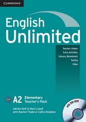 English Unlimited Elementary Teacher's Pack (Teacher's Book with DVD-ROM) - фото обкладинки книги