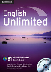English Unlimited Pre-intermediate Coursebook with e-Portfolio - фото обкладинки книги