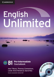 English Unlimited Pre-intermediate Coursebook with e-Portfolio - фото книги