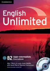 English Unlimited Upper Intermediate Coursebook with e-Portfolio - фото обкладинки книги