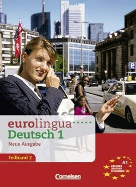 Eurolingua 1 Teil 2 (9-16) Kurs- und Arbeitsbuch (містить підручник і роб.зошит) - фото книги