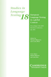 European Language Testing in a Global Context - фото обкладинки книги