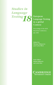 European Language Testing in a Global Context - фото книги