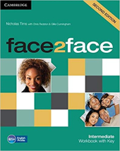 Face2face 2nd Edition Intermediate Workbook with Key - фото обкладинки книги