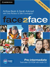 Face2face 2nd Edition Pre-intermediate Testmaker CD-ROM and Audio CD - фото обкладинки книги