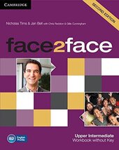 Face2face Upper Intermediate Workbook with Key (face2face) - фото обкладинки книги