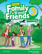 Family and Friends 2nd Edition 3: Class Book with MultiROM (підручник) - фото обкладинки книги