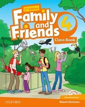 Family and Friends 2nd Edition 4: Class Book with MultiROM (підручник) - фото обкладинки книги