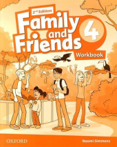 Family and Friends 2nd Edition 4: Workbook - фото обкладинки книги