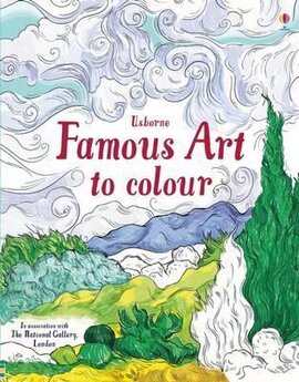 Famous Art to Colour - фото книги