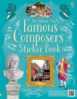 Famous Composers. Sticker Book - фото книги