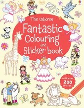 Fantastic Colouring and Sticker Book - фото обкладинки книги
