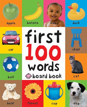 First 100 Words Board Book - фото обкладинки книги