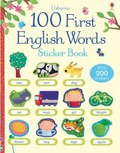 First 100 Words in English. Sticker Book - фото обкладинки книги