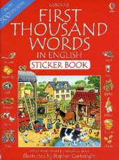 First 1000 Words in English Sticker Book - фото обкладинки книги