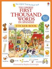 First 1000 Words in Spanish. Sticker Book - фото обкладинки книги