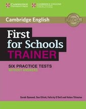 First for Schools Trainer Six Practice Tests without Answers with Audio - фото обкладинки книги
