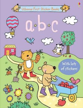First Sticker Book. ABC - фото книги
