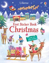 First Sticker Book Christmas (First Sticker Books): A Christmas Sticker Book for Children - фото обкладинки книги