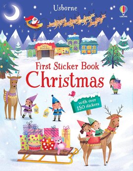 First Sticker Book Christmas (First Sticker Books): A Christmas Sticker Book for Children - фото книги