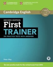 First Trainer Six Practice Tests with Answers with Audio - фото обкладинки книги