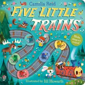 Five Little Trains: A Nursery Rhyme Counting Book for Toddlers - фото обкладинки книги