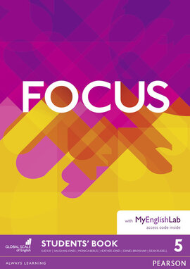 Focus 5 Student's Book + MyEnglishLab (підручник) - фото книги