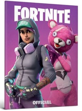 FORTNITE Official. Блокнот рожевий у лінійку - фото книги