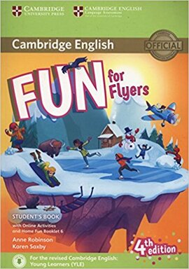 Fun for Flyers Student's Book with Online Activities with Audio and Home Fun Booklet 6 - фото книги
