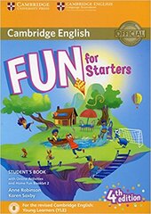 Fun for Starters Student's Book with Online Activities with Audio and Home Fun Booklet 2 - фото обкладинки книги