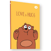 "Funny series" brown bear, А5 - фото обкладинки книги