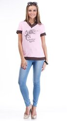 Футболка "Квітка-душа" рожева - фото обкладинки книги