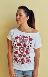 Футболка жіноча "Чигирин" біла - фото обкладинки книги