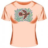 Футболка жіноча "Летить Галка" рожева ХL - фото обкладинки книги