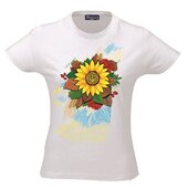 Футболка жіноча "Україна. Соняшник" - фото обкладинки книги