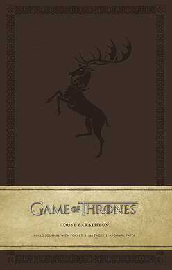 Game of Thrones: House Baratheon Hardcover Ruled Journal - фото книги