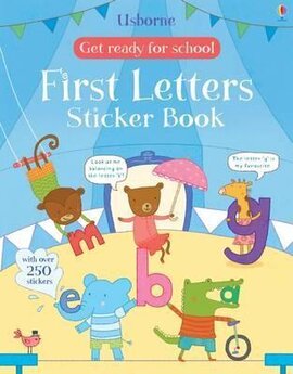 Get Ready for School. First Letters. Sticker Book - фото книги