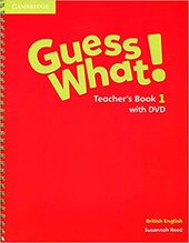 Guess What! Level 1 Teacher's Book with DVD - фото обкладинки книги