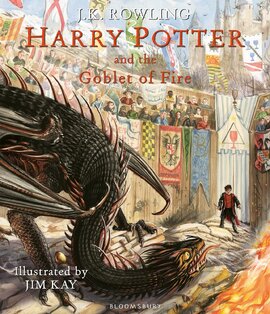Harry Potter 4 Goblet of Fire Illustrated Edition Hardcover - фото книги
