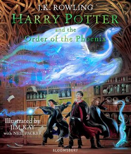 Harry Potter 5 Order of the Phoenix Illustrated Edition Hardcover - фото книги