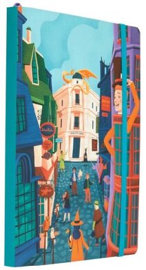 Harry Potter: Exploring Diagon Alley Softcover Notebook - фото книги