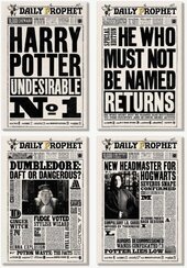 Harry Potter Magnet Set: The Daily Prophet (набір магнітів) - фото обкладинки книги