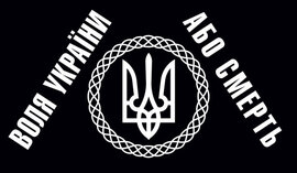 Холодного Яру "Воля України або смерть" (70х105 см), прапорна сітка - фото книги